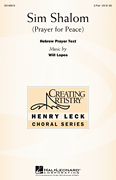cover Sim Shalom SA choral sheet music cover